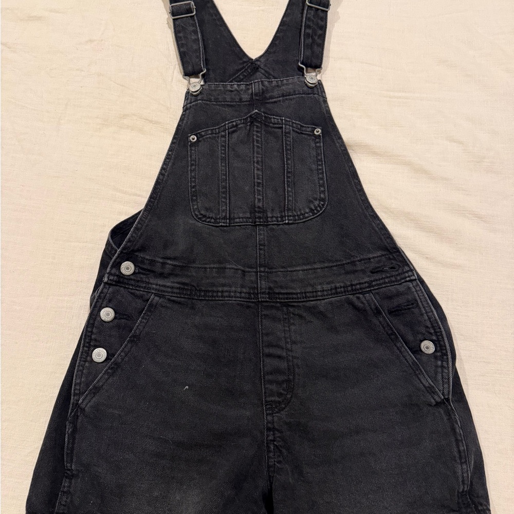 Denim Overall shorts